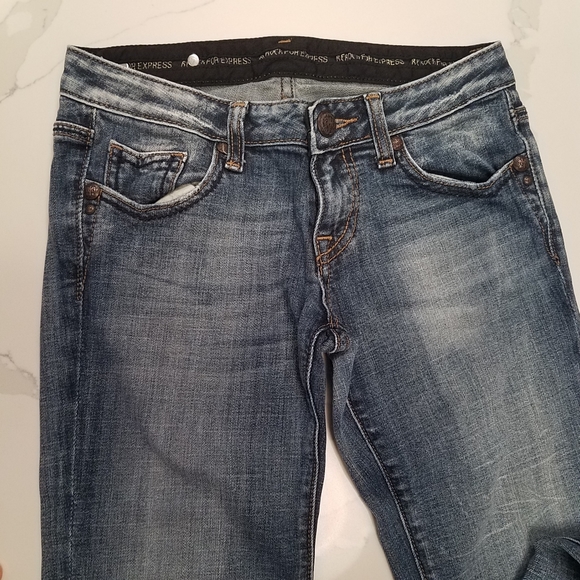 Be Rock by Express Women Bootcut Blue Jeans Size 0S - Picture 10 of 12